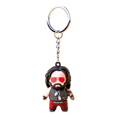 Cyberpunk 2077 Vinyl Keychain Johnny Silverhand 5908305246411