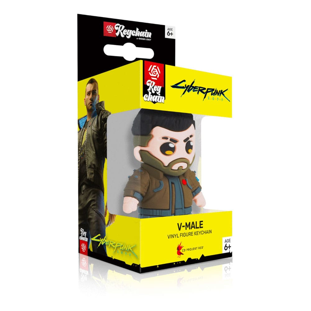 Cyberpunk 2077 Vinyl Keychain V-Male 5908305247371