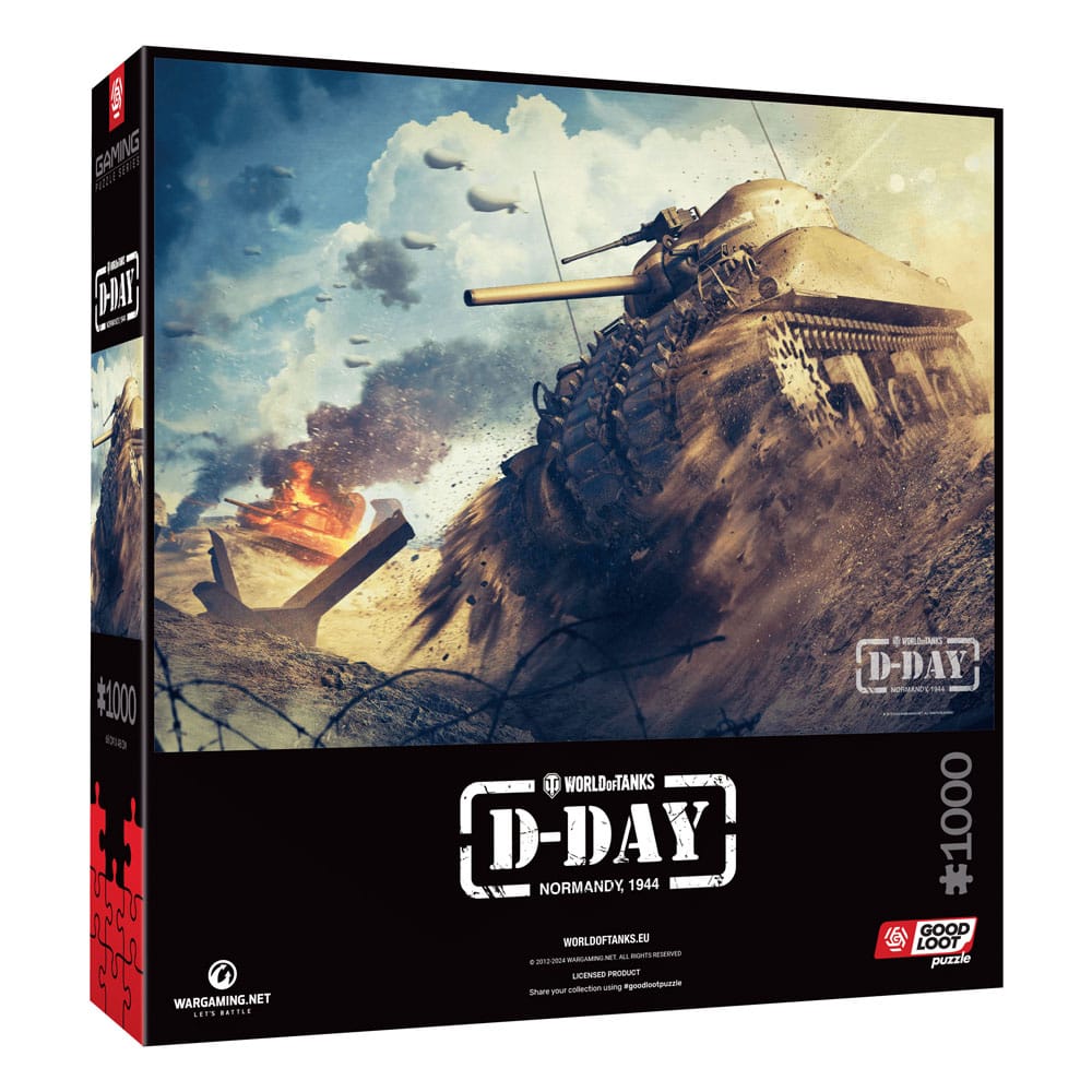 World of Tanks Gaming Puzzle D-Day (1000 pieces) 5908305247524