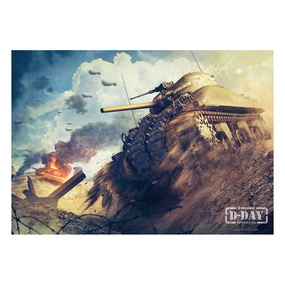 World of Tanks Gaming Puzzle D-Day (1000 pieces) 5908305247524