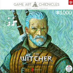 The Witcher III: Wild Hunt Game Art Chronicles Puzzle Geralt inspired by Vincent van Gogh  (1000 pieces) 5908305247548