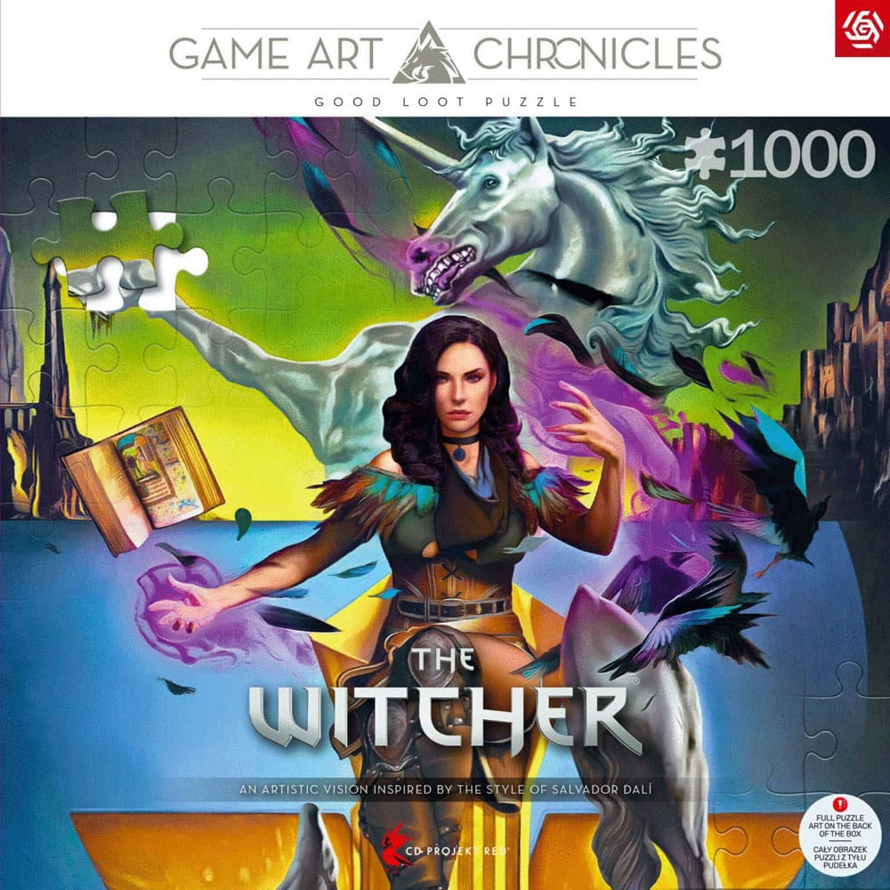 The Witcher III: Wild Hunt Game Art Chronicles Puzzle Yennefer inspired by Salvador Dali (1000 pieces) 5908305247555