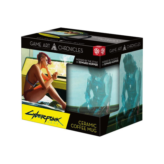 Cyberpunk 2077 Game Art Chronicles Mug Artwork Inspired by Edward Hopper 450 ml 5908305247647