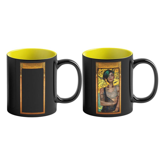 Cyberpunk 2077 Game Art Chronicles Heat Change Mug Judy inspired by Gustav Klimt 450 ml 5908305247654