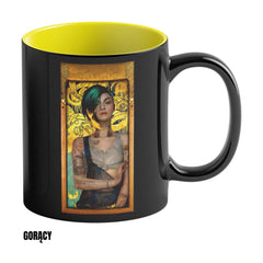 Cyberpunk 2077 Game Art Chronicles Heat Change Mug Judy inspired by Gustav Klimt 450 ml 5908305247654