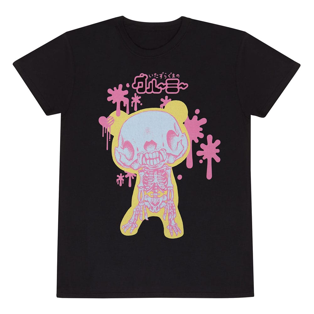 Gloomy Bear T-Shirt Painted Skeleton Size S 5056688596095