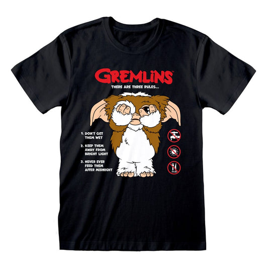 Gremlins T-Shirt The Rules Size S 5056811502153