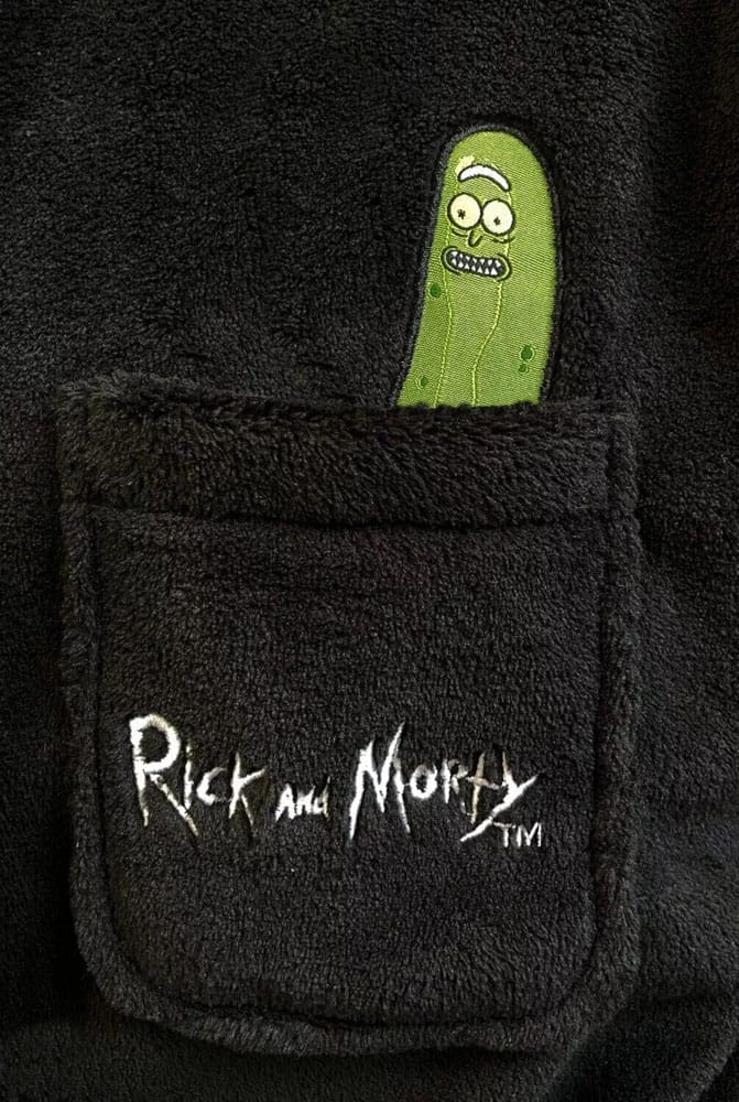 Rick & Morty Fleece Bathrobe Pickle Rick 5055437947461