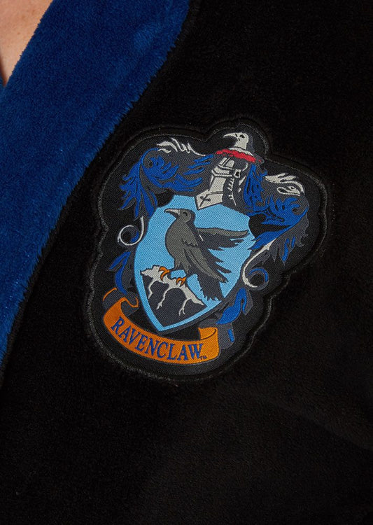 Harry Potter Ladies Fleece Bathrobe Ravenclaw 5055437919345