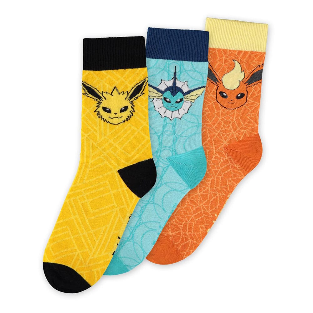 Pokémon Socks 3-Pack Eevee Evolution 35-38 8718526216981