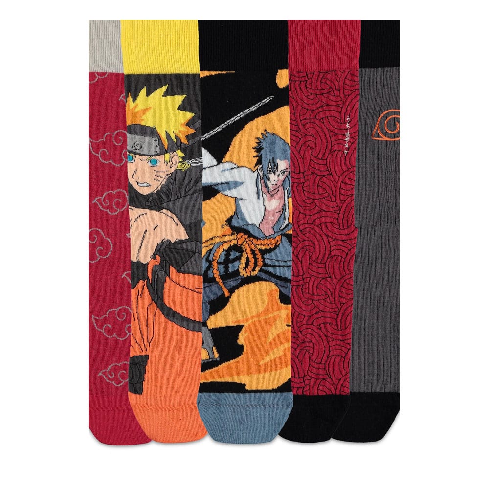 Naruto Shippuden Socks 5-Pack 35-38 8718526217056