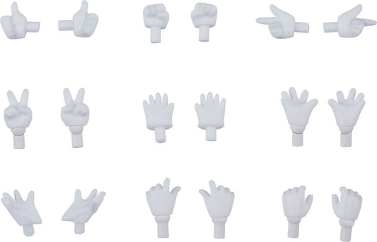 Original Character Parts for Nendoroid Doll Figures Hand Parts Set Gloves Ver. (White) 4580590166431