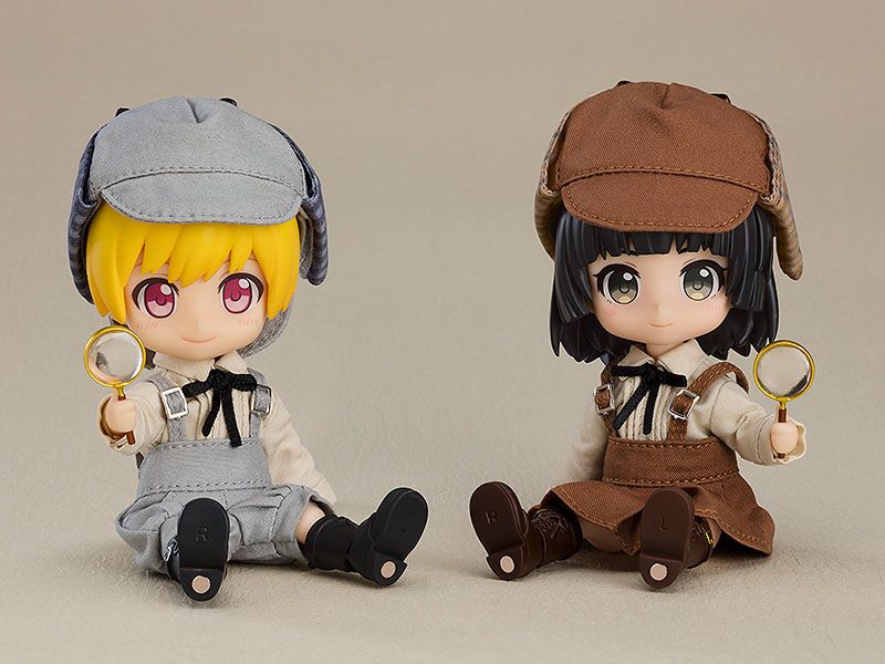 Original Character Parts for Nendoroid Doll Figures Outfit Set Detective - Boy (Gray) 4580590166820