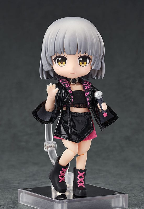 Original Character Accessories for Nendoroid Doll Figures Outfit Set: Idol Outfit - Girl (Rose Red) 4580590176430