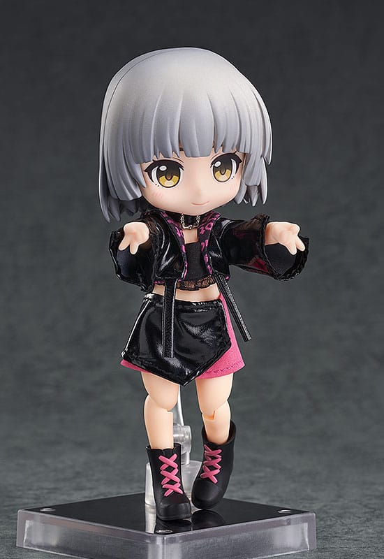 Original Character Accessories for Nendoroid Doll Figures Outfit Set: Idol Outfit - Girl (Rose Red) 4580590176430