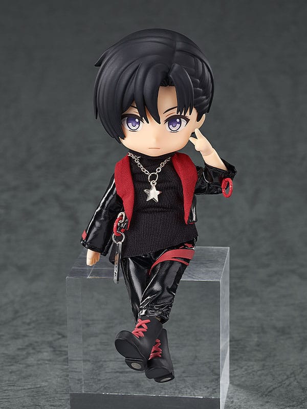 Original Character Accessories for Nendoroid Doll Figures Outfit Set: Idol Outfit - Boy (Deep Red) 4580590176447