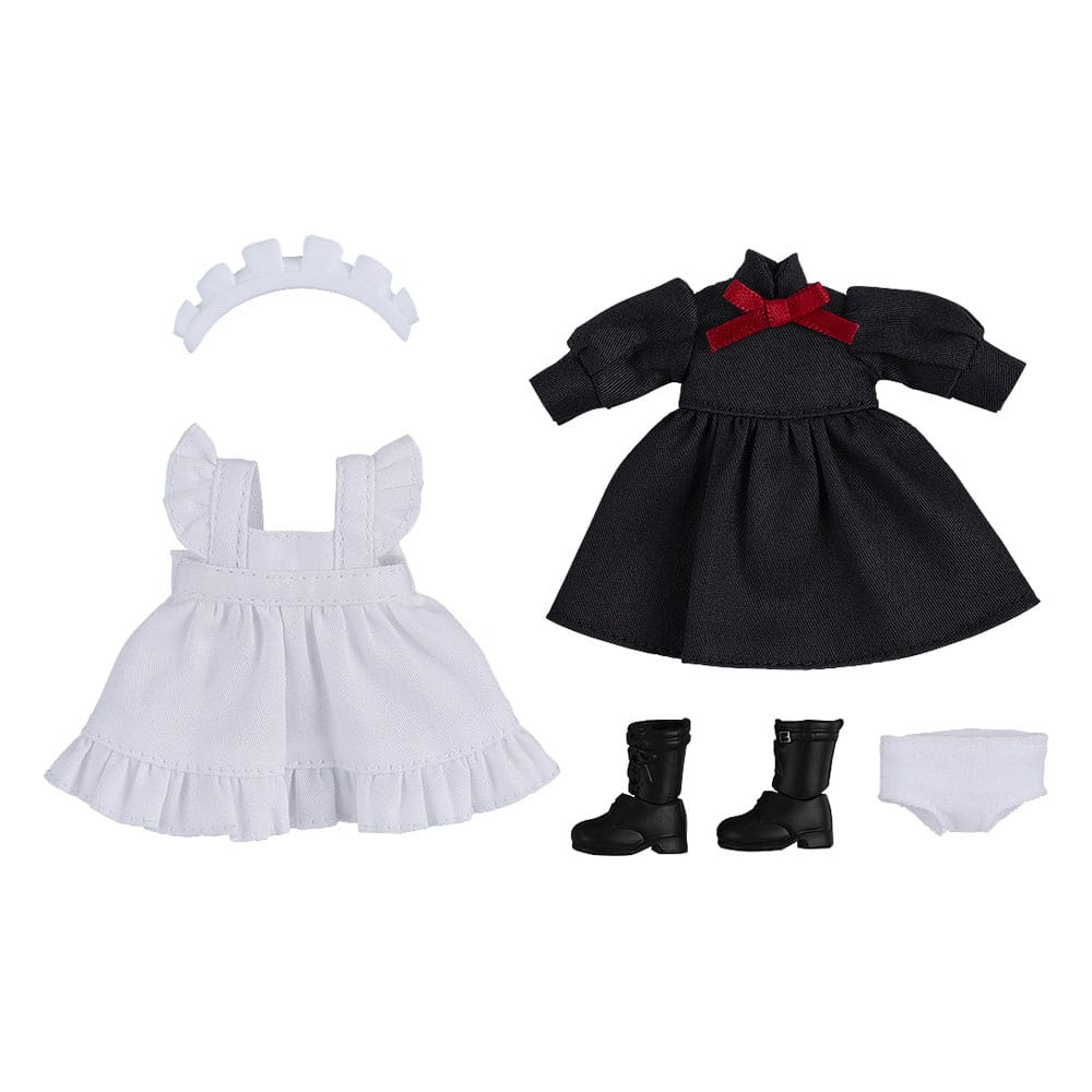 Original Character for Nendoroid Doll Figures Outfit Set: Maid Outfit Long (Black) 4580590176713