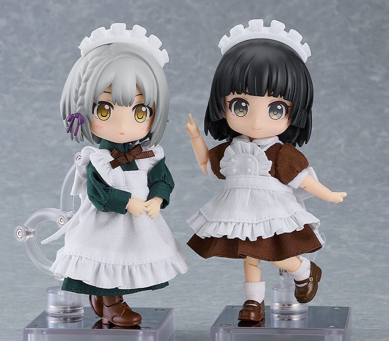 Original Character for Nendoroid Doll Figures Outfit Set: Maid Outfit Long (Black) 4580590176713