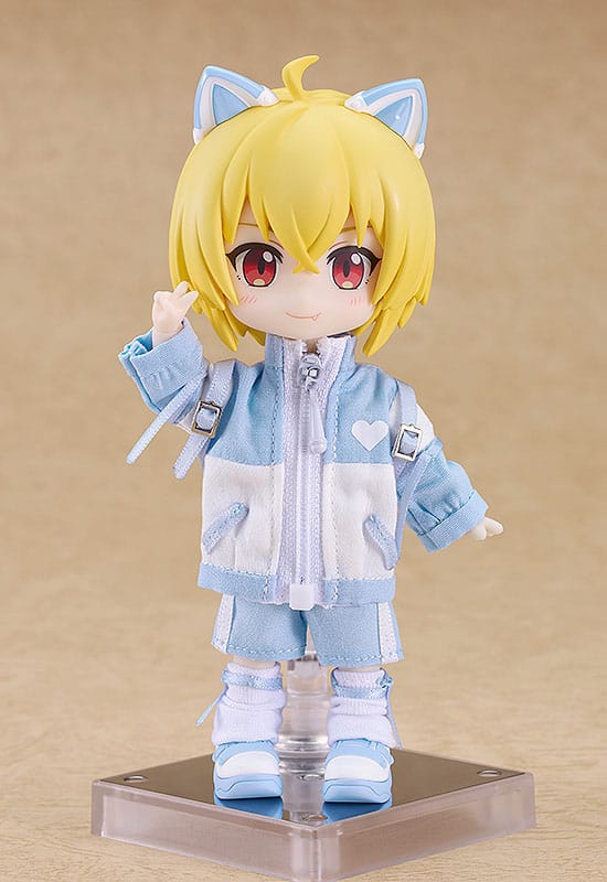 Original Character Accessories for Nendoroid Doll Figures Outfit Set: Subculture Fashion Tracksuit (Blue) 4580590178021