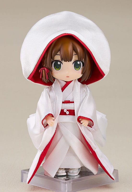 Original Character Accessories for Nendoroid Doll Figures Outfit Set: Shiromuku 4580590179226