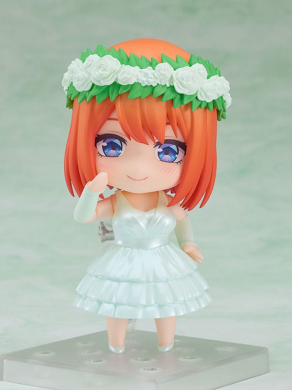 The Quintessential Quintuplets Nendoroid Action Figure Yotsuba Nakano: Wedding Dress Ver. 10 cm 4580590179691