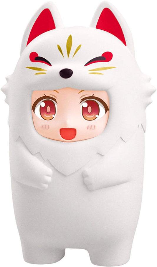 Nendoroid More Kigurumi Face Parts Case for Nendoroid Figures White Kitsune 10 cm 4580590182158