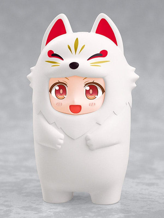 Nendoroid More Kigurumi Face Parts Case for Nendoroid Figures White Kitsune 10 cm 4580590182158