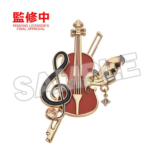 Your Lie in April Brooch Violin 7 cm 4580590190849