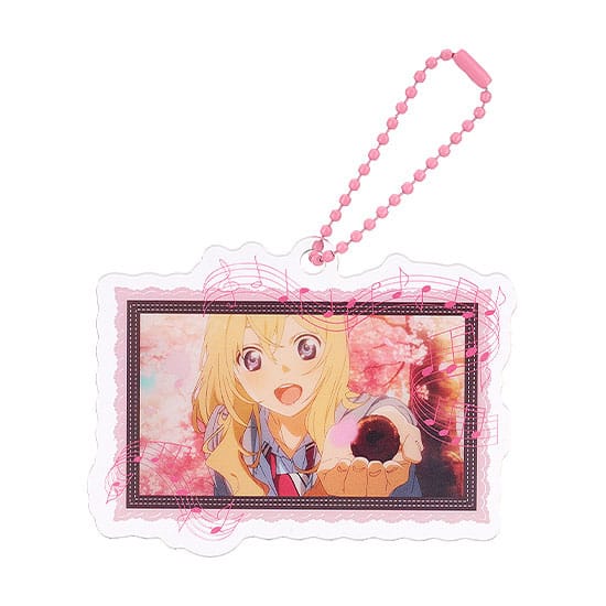 Your Lie in April Acrylic Keychain Anime Scene A 8 cm 4580590190863