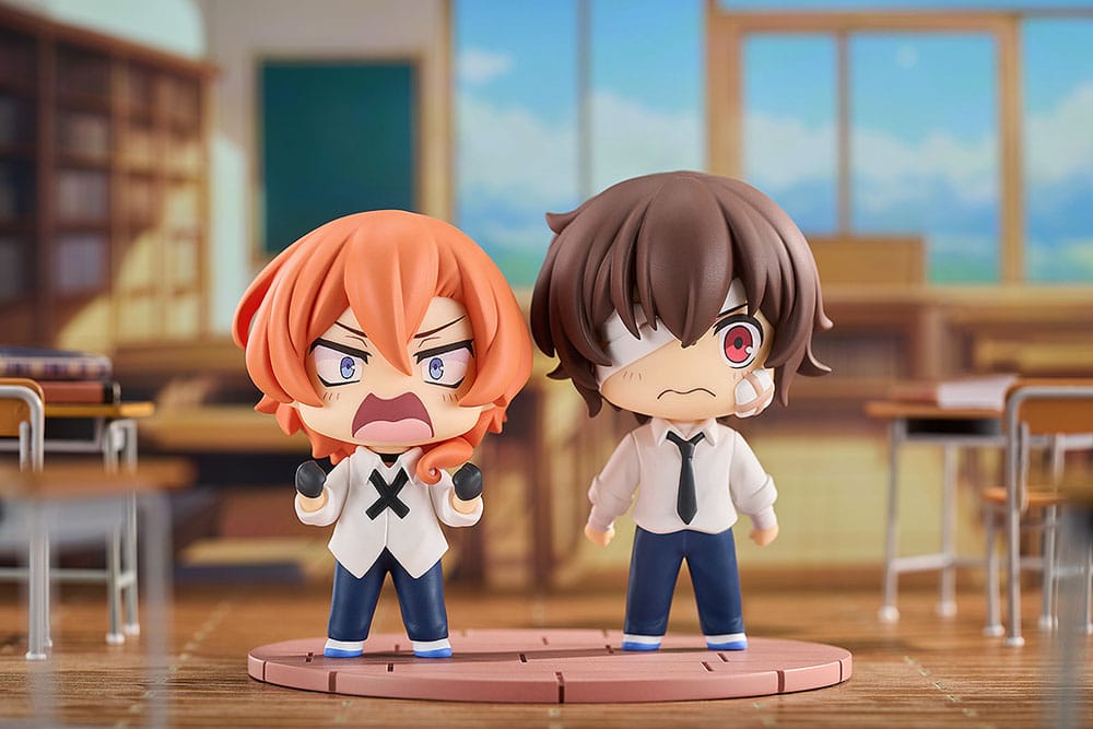 Bungo Stray Dogs Wan! Chibi Figures Osamu Dazai & Chuya Nakahara: Fourteen-Year-Old Ver. 8 cm 4580590191938