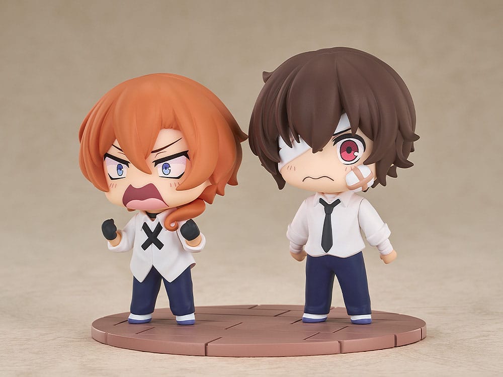 Bungo Stray Dogs Wan! Chibi Figures Osamu Dazai & Chuya Nakahara: Fourteen-Year-Old Ver. 8 cm 4580590191938