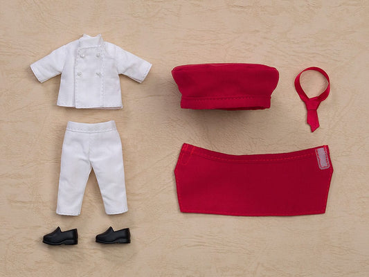 Nendoroid Accessories for Nendoroid Doll Figures Outfit Set: Pastry Chef (Red) 4580590194830