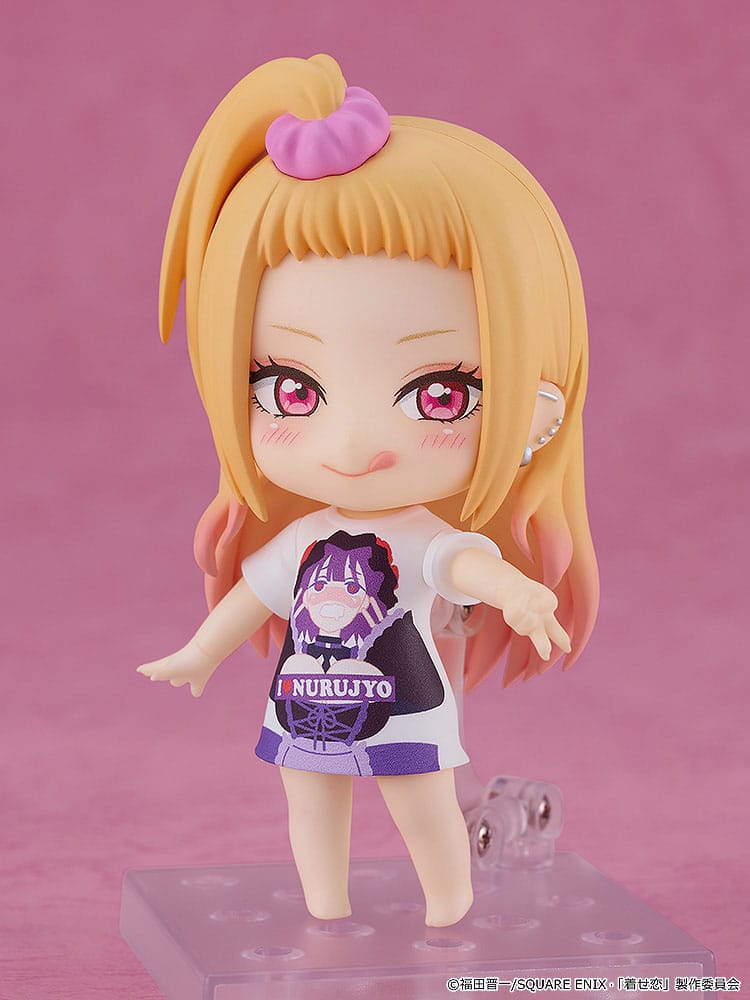 My Dress-Up Darling Nendoroid Action Figure Marin Kitagawa: Slippery Girls Full Graphic T-Shirt Ver. 10 cm 4580590196537