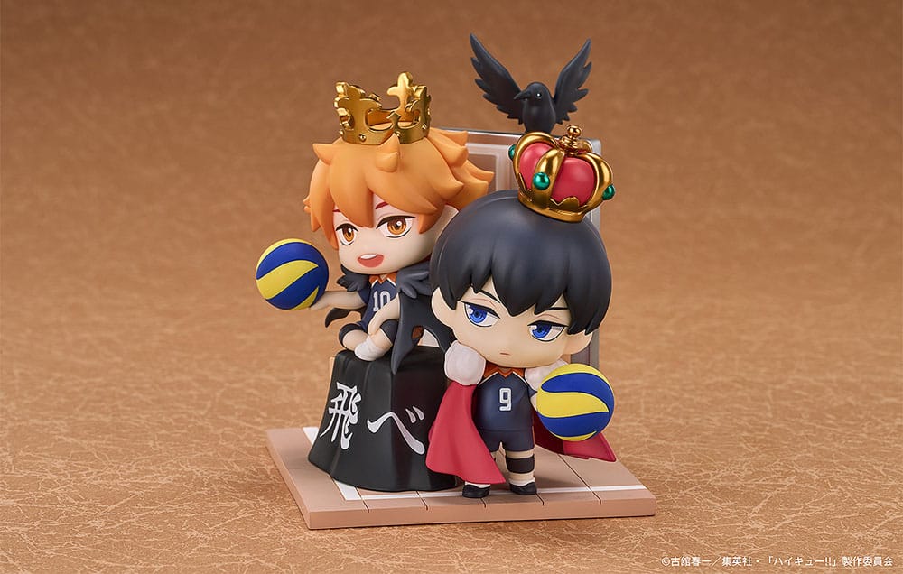 Haikyu!! Qset Mini-Figure 2-Pack Shoyo Hinata & Tobio Kageyama 11 cm 4580590200500