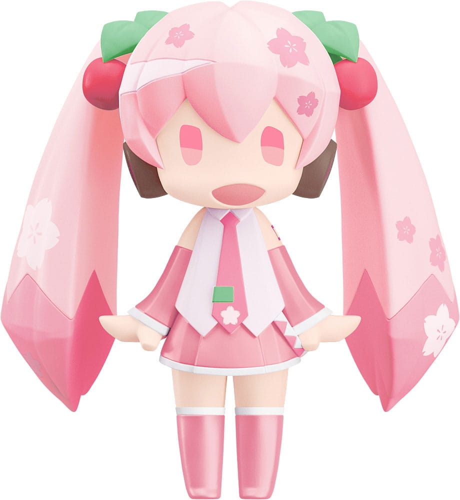 Character Vocal Series 01: Hatsune Miku HELLO! GOOD SMILE Action Figure Sakura Miku 10 cm 4580590200814