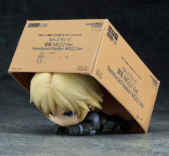 Metal Gear Solid Nendoroid Action Figure Raiden MGS2 Ver. (re-run) 10 cm 4580590199576