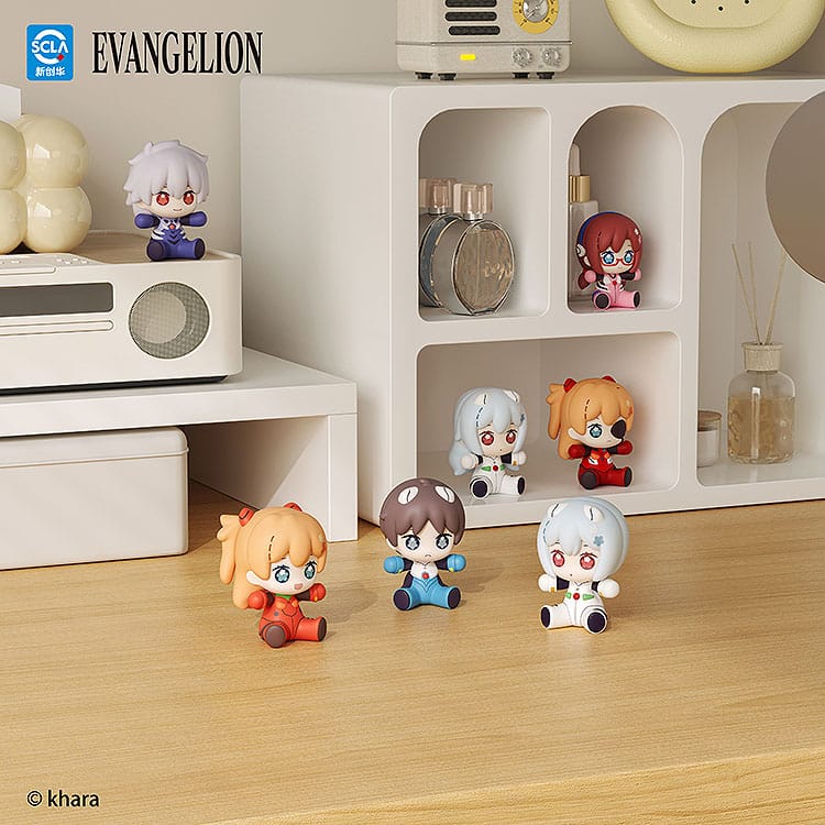 Neon Genesis Evangelion: Rebuild of Evangelion Huggy Good Smile Chibi Figure Rei Ayanami: Long Hair Ver. 7 cm 4580416928373