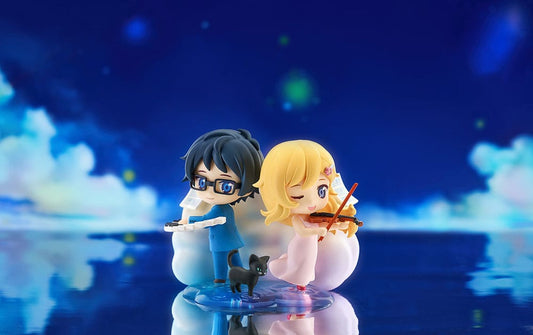 Your Lie in April Qset Mini-Figure 2-Pack Kaori Miyazono & Kosei Arima 9 cm 4580416949446