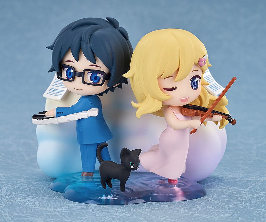 Your Lie in April Qset Mini-Figure 2-Pack Kaori Miyazono & Kosei Arima 9 cm 4580416949446