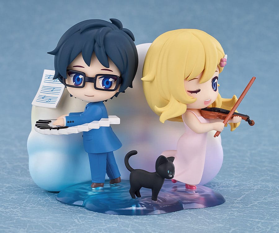 Your Lie in April Qset Mini-Figure 2-Pack Kaori Miyazono & Kosei Arima 9 cm 4580416949446