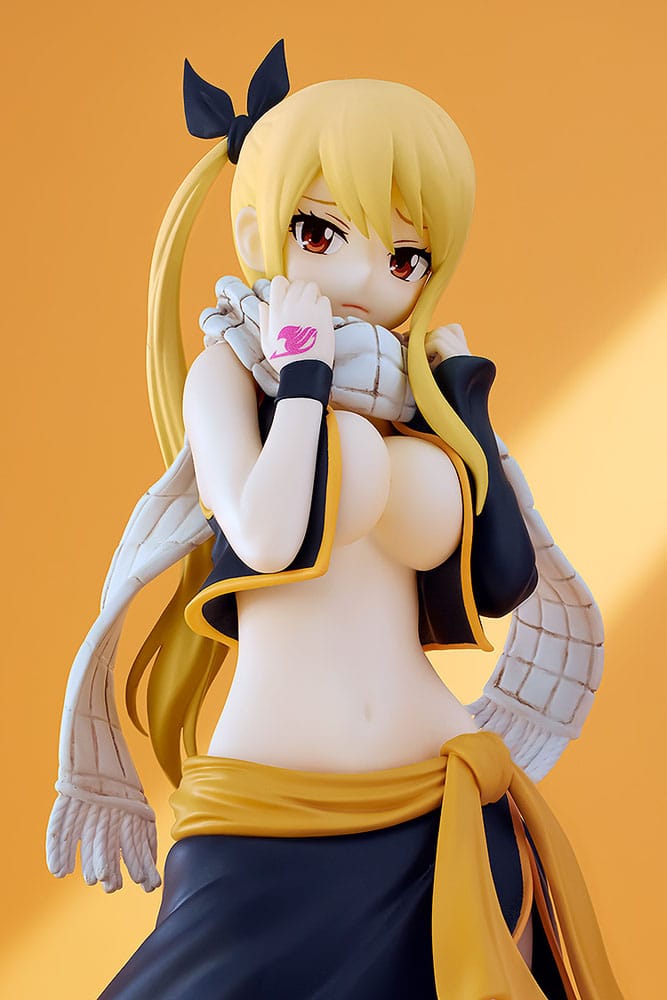 Fairy Tail Pop Up Parade PVC Statue Lucy Heartfilia Natsu Costume Ver. L Size 22 cm 4580416949835