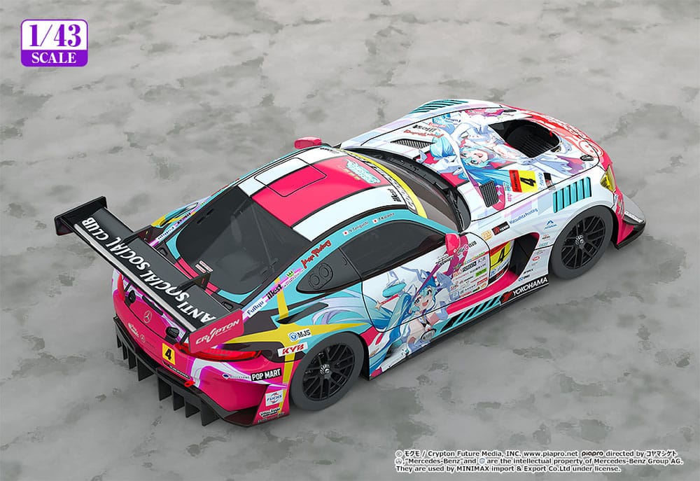 Hatsune Miku GT Project Vehicle 1/43 Hatsune Miku AMG 2024 Season Opening Ver. 11 cm 4580590190511