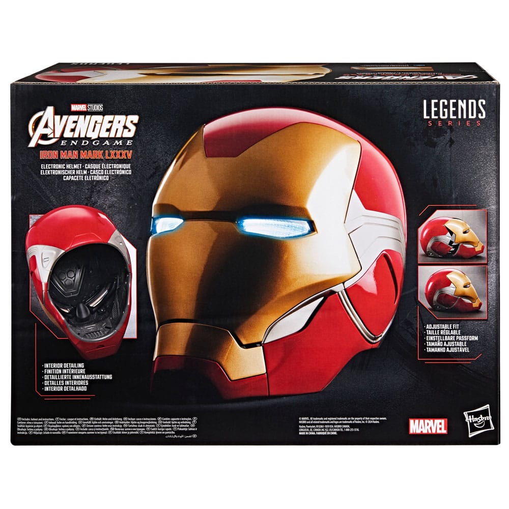 Avengers: Endgame Marvel Legends Series Electronic Helmet Iron Man Mark LXXXV 5010996217400