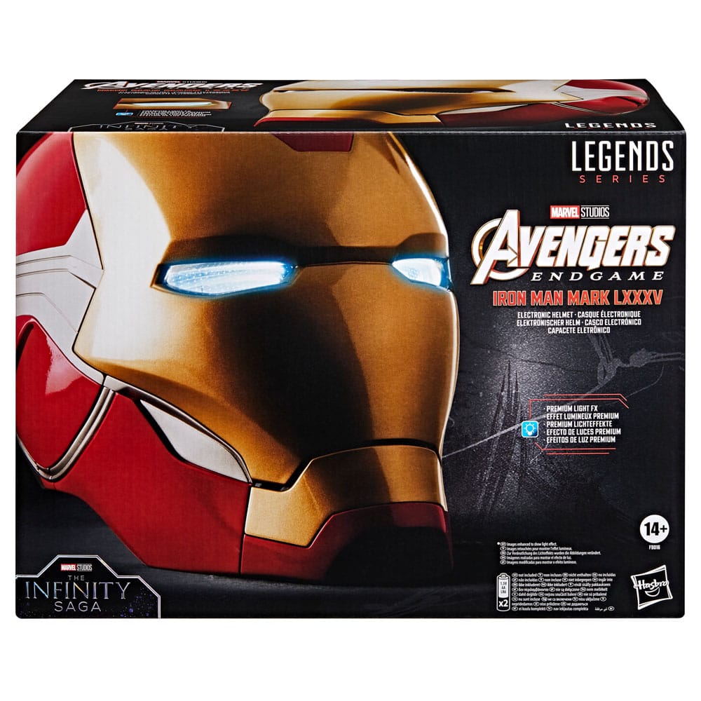 Avengers: Endgame Marvel Legends Series Electronic Helmet Iron Man Mark LXXXV 5010996217400