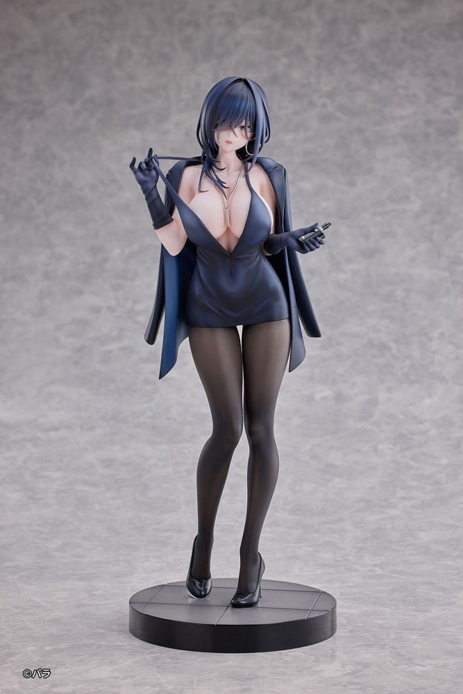 Original Character PVC Statue 1/6 Ishimi Yokoyama Black One-piece Dress Ver. illustration by Bara 28 cm 6977099320026