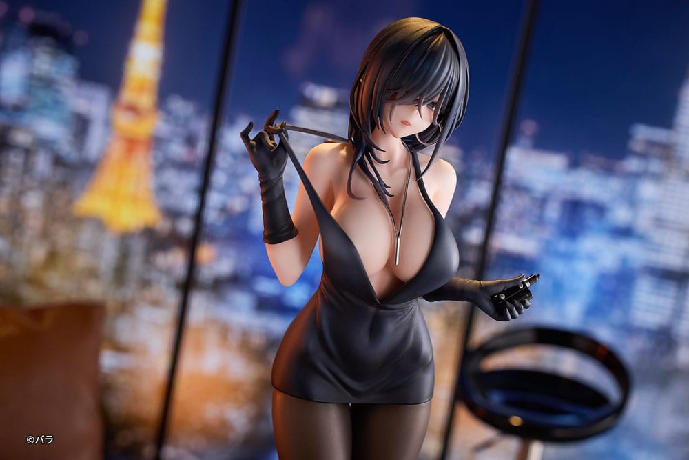 Original Character PVC Statue 1/6 Ishimi Yokoyama Black One-piece Dress Ver. illustration by Bara 28 cm 6977099320026