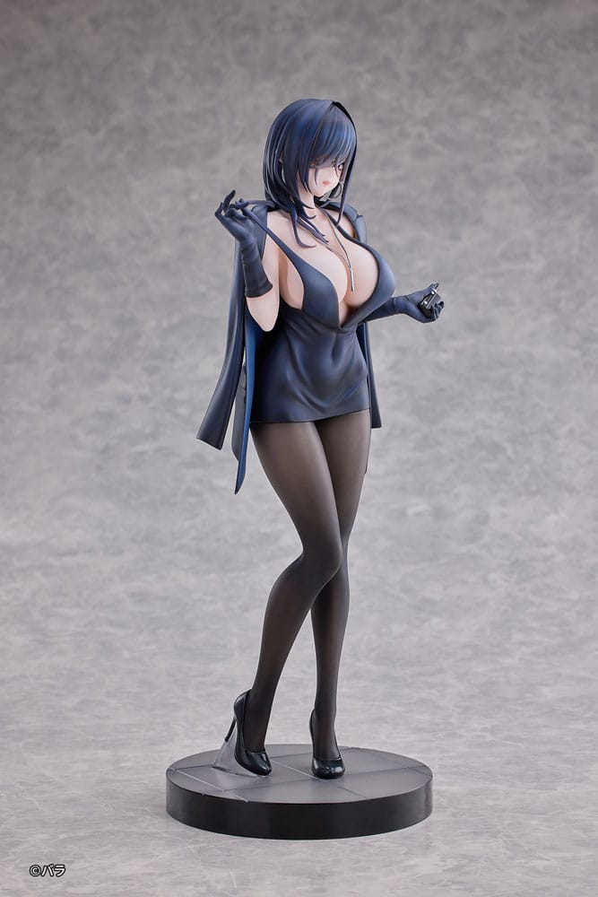 Original Character PVC Statue 1/6 Ishimi Yokoyama Black One-piece Dress Ver. illustration by Bara 28 cm 6977099320026