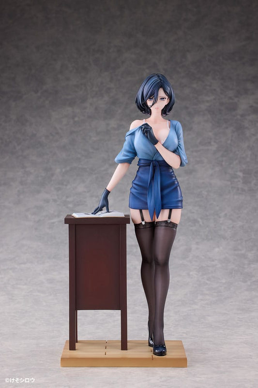 Original Character PVC Statue 1/6 Toutotsu ni Nugidasu Tennen Bijutsu Kyoushi Rumi Illustration by Keso Shirou 28 cm 6977099320033