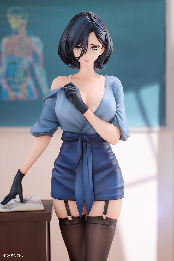 Original Character PVC Statue 1/6 Toutotsu ni Nugidasu Tennen Bijutsu Kyoushi Rumi Illustration by Keso Shirou 28 cm 6977099320033