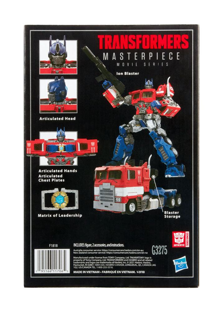 Transformers: Bumblebee Masterpiece Movie Series Action Figure MPM-12 Optimus Prime 28 cm 5010993845729